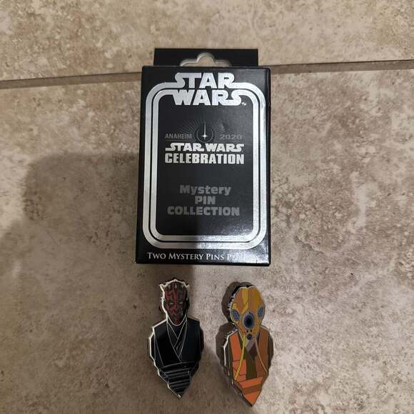 Star Wars Celebration Anaheim 2020 Zuckuss and Darth Maul Mystery Pin - Picture 1 of 2